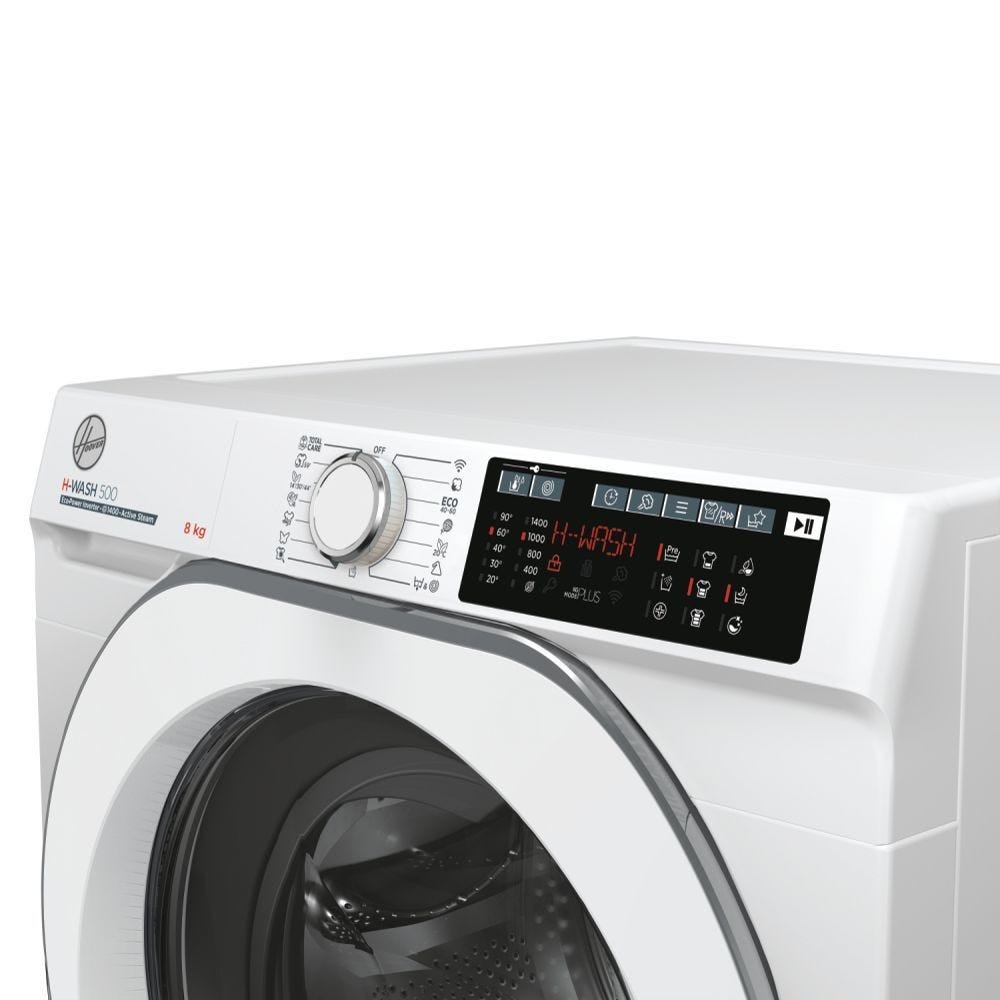 Hoover HW48AMC1S H-Wash 500 Lavatrice cm. 60 - capacità 8 kg - bianco