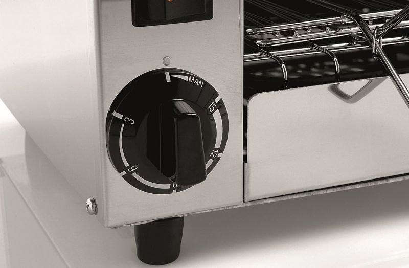 Fama Q4 Cottura Tostiera 2 pinze - acciaio inox