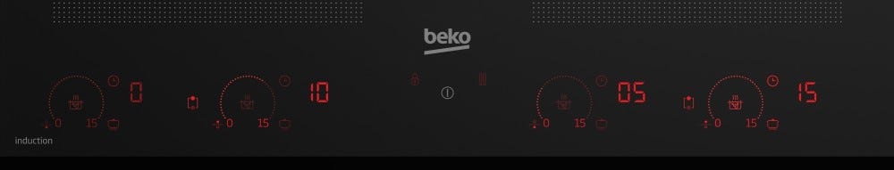Beko HII68811NT Piano cottura a induzione cm. 58 - vetroceramica nero
