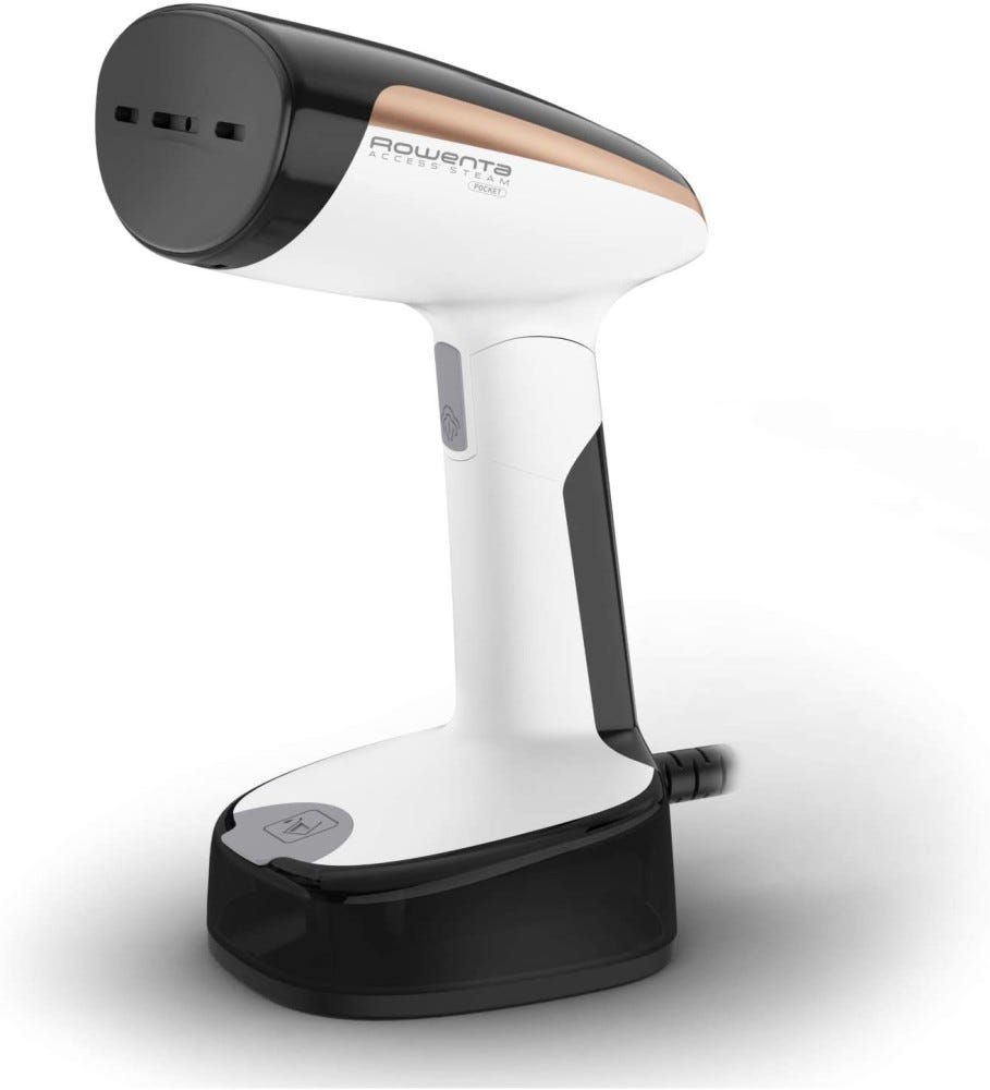 Rowenta DR3030 Stiratore verticale - bianco / nero / rosa