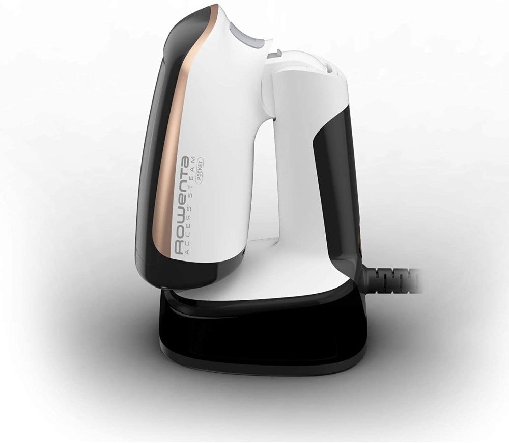 Rowenta DR3030 Stiratore verticale - bianco / nero / rosa
