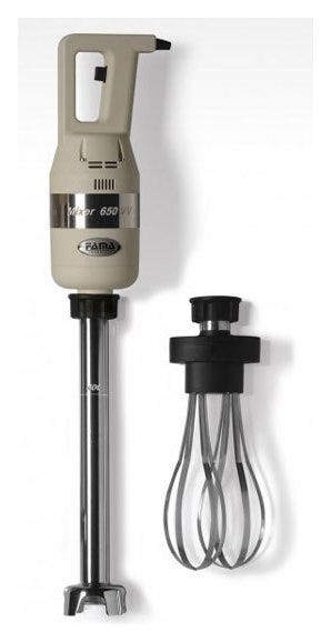 Fama FM650VVC400 Giò Heavy Mixer ad immersione 650 VV con mescolatore 400 mm e frusta FAF, 650 Watt, velocità variabile, sistema SRS