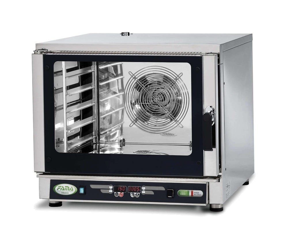 Fama FFDU5 Cottura Forno convenzione digitale con iniezione acqua - 5 teglie