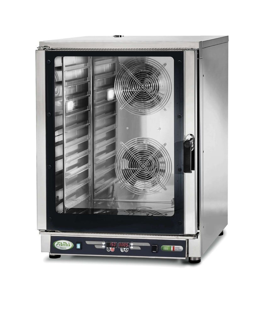 Fama FFDU10 Cottura Forno convenzione digitale con iniezione acqua - 10 teglie