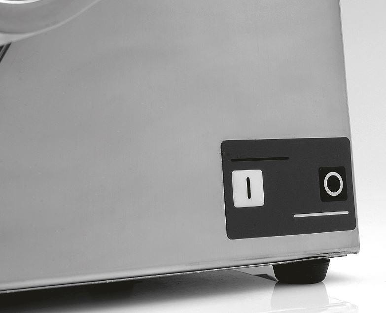 Fama FTSMI127 Enterprise Tritacarne monofase 230V, gruppo inox, 15 kg/h, ingranaggi a bagno d’olio