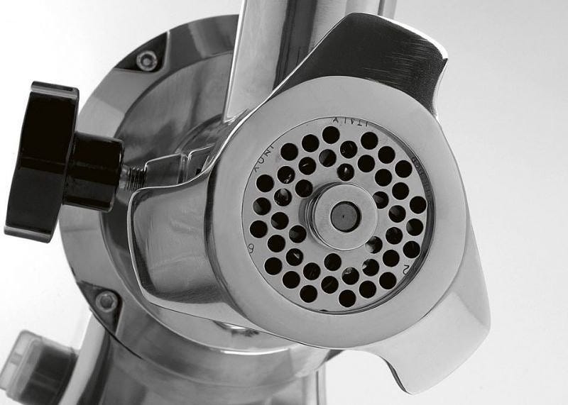 Fama FTS126 Enterprise Tritacarne trifase 230/400V, gruppo inox, 150–200 kg/h, ingranaggi a bagno d’olio