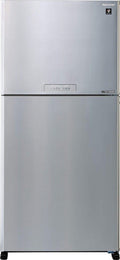 Sharp SJXG640MSL Frigorifero con congelatore a libera installazione - cm. 70 h 168 - lt. 393 - inox antimpronta