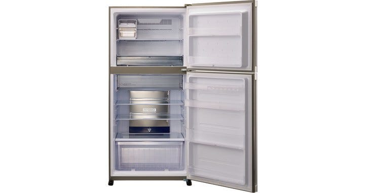 Sharp SJXG640MSL Frigorifero con congelatore a libera installazione - cm. 70 h 168 - lt. 393 - inox antimpronta
