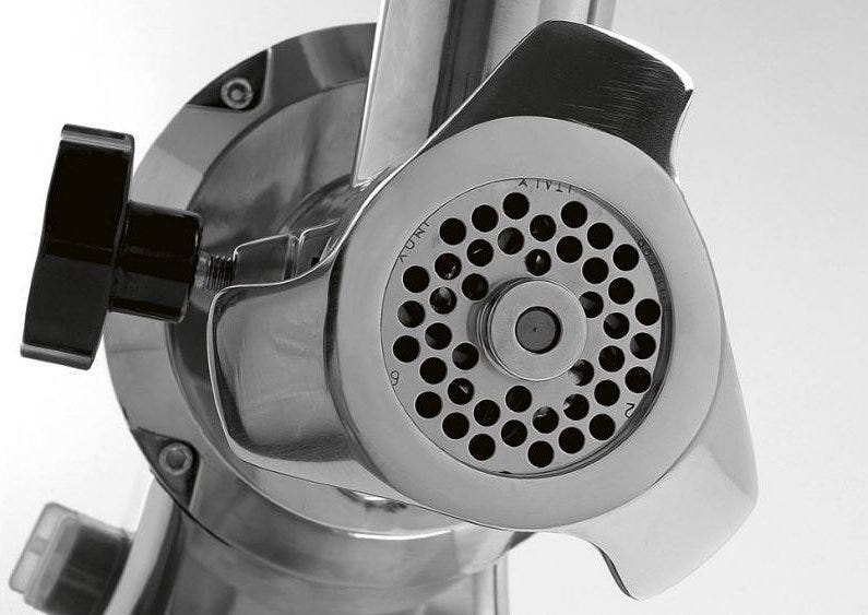 Fama FTS127 Enterprise Tritacarne monofase 230V, gruppo inox, 150–200 kg/h, ingranaggi a bagno d’olio