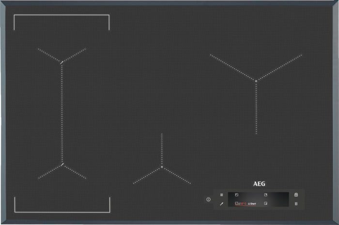 AEG IAE84883FB Piano cottura a induzione cm. 80 - vetroceramica antracite