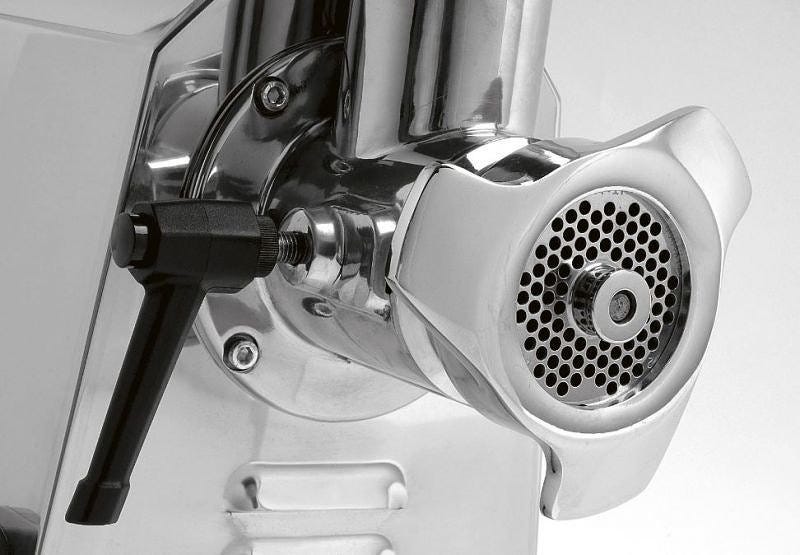 Fama FTI126 Enterprise Tritacarne trifase 230/400V, gruppo inox, 150–200 kg/h, ingranaggi a bagno d’olio