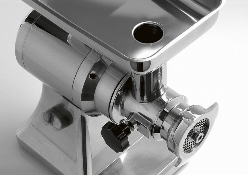 Fama FTS116 Enterprise Tritacarne trifase 230/400V, gruppo in alluminio alimentare, 300 kg/h, ingranaggi a bagno d’olio