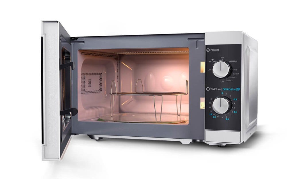 Sharp YC-MG01ES Forno a microonde cm 44 - argento