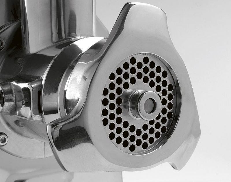 Fama FTI117 Enterprise Tritacarne monofase 230V, gruppo in ghisa, 300 kg/h, ingranaggi a bagno d’olio