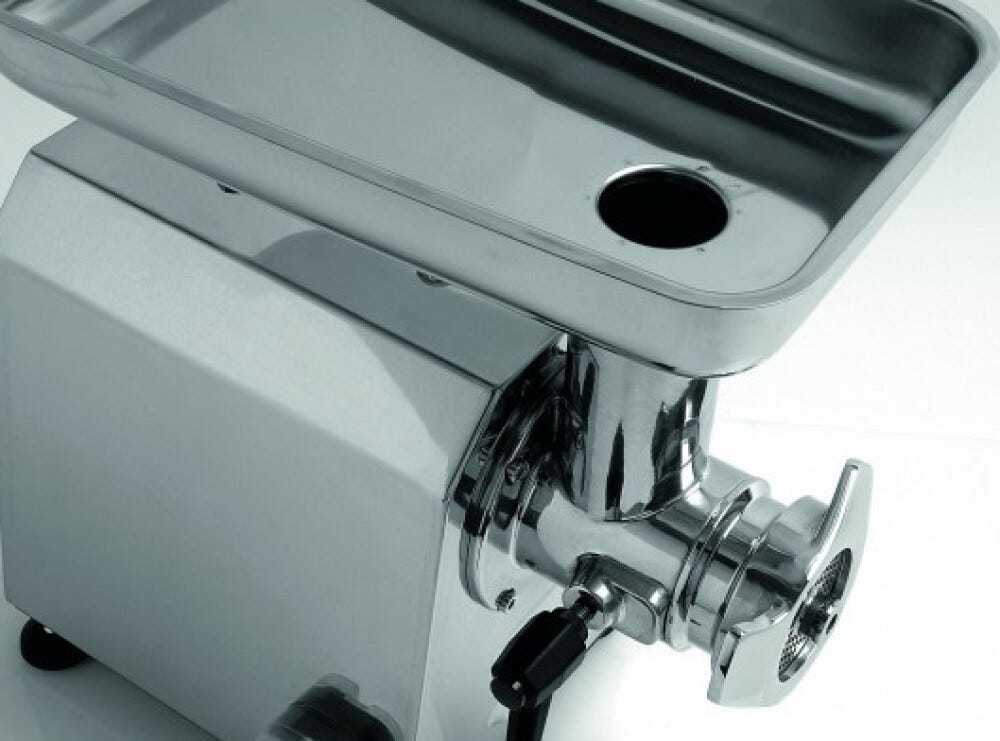 Fama FTI117 Enterprise Tritacarne monofase 230V, gruppo in ghisa, 300 kg/h, ingranaggi a bagno d’olio