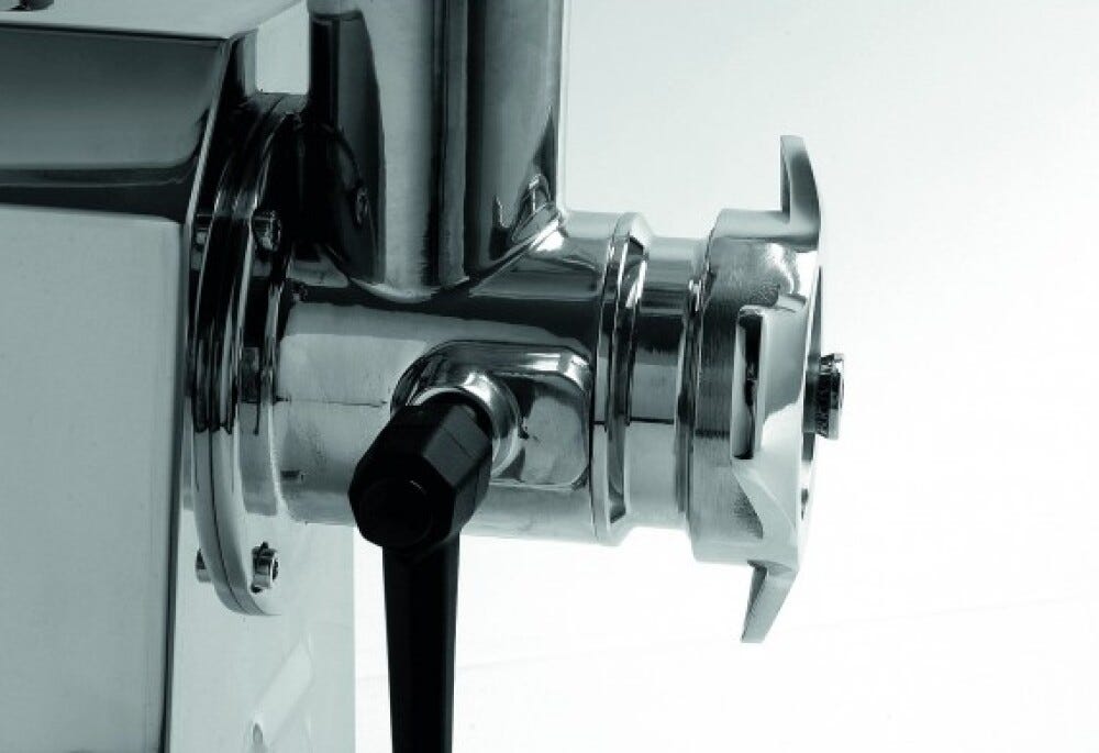 Fama FTI137 Enterprise Tritacarne monofase 230V, gruppo inox, 300 kg/h, ingranaggi a bagno d’olio