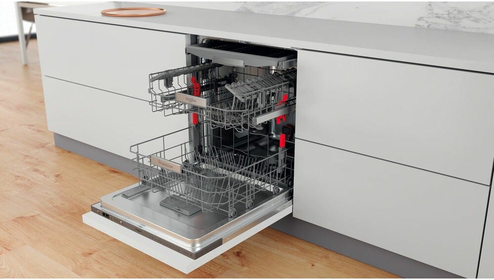 Whirlpool WIS 7030 PEF Lavastoviglie integrata totale cm. 60 - 14 coperti - cerniere sliding