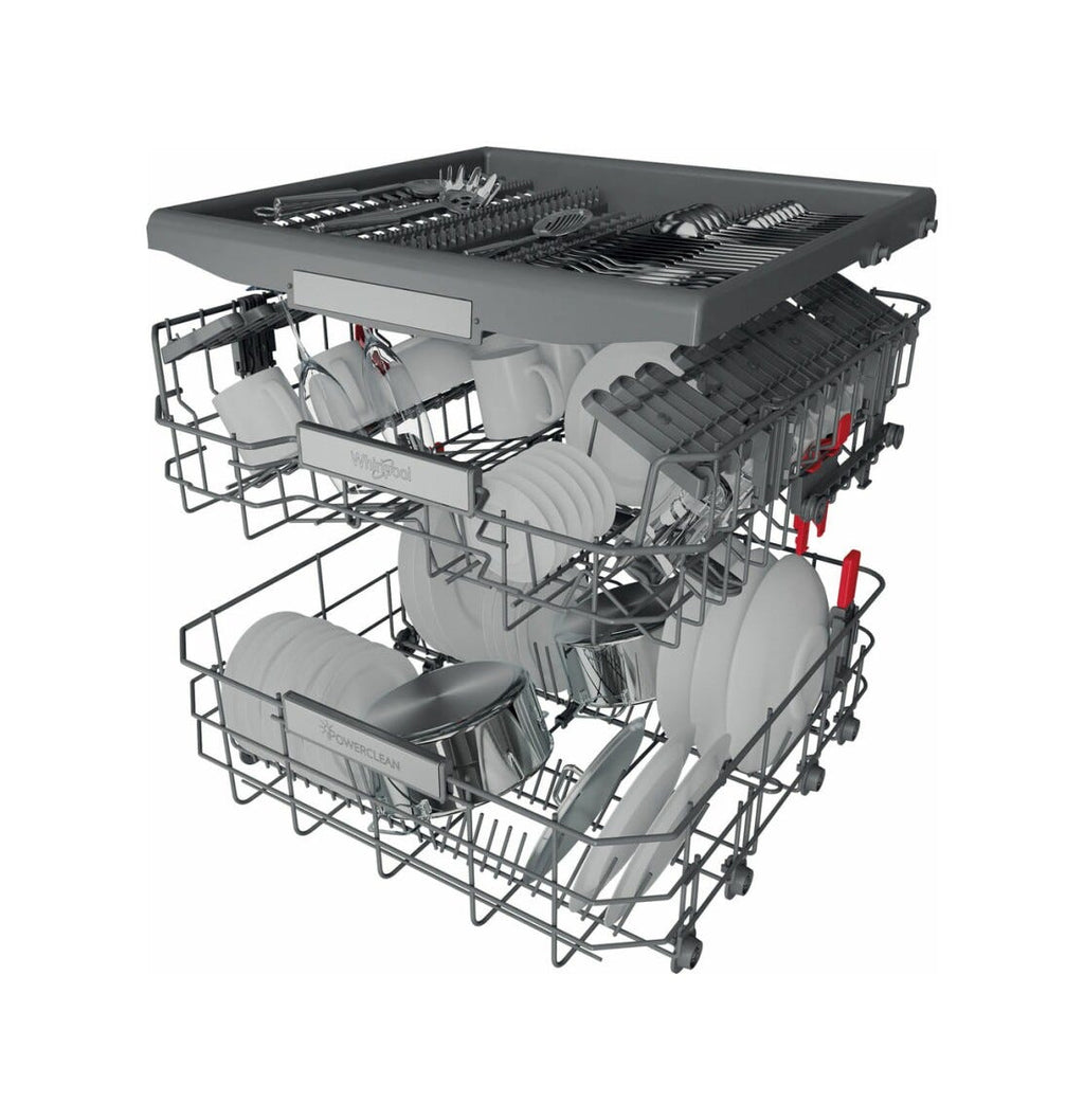 Whirlpool WIS 7030 PEF Lavastoviglie integrata totale cm. 60 - 14 coperti - cerniere sliding