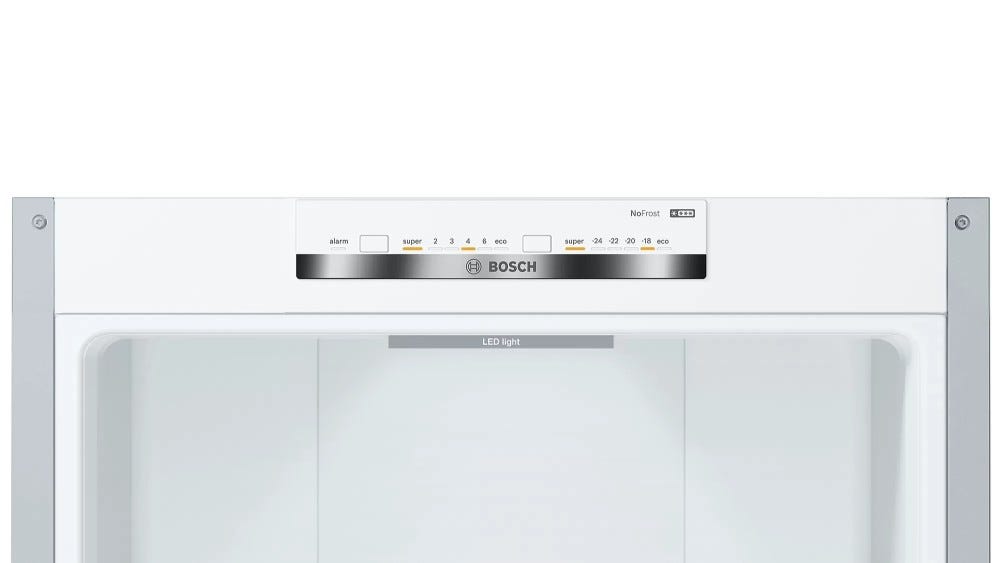 Bosch KGN39VLEB 4 Frigorifero con congelatore a libera installazione - cm. 60 h 203 - lt. 366 - inox