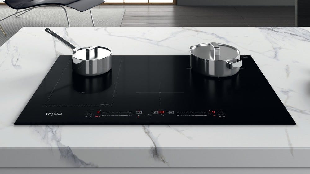 Whirlpool WL S3377 BF Piano cottura a induzione cm. 77 - vetroceramica nero
