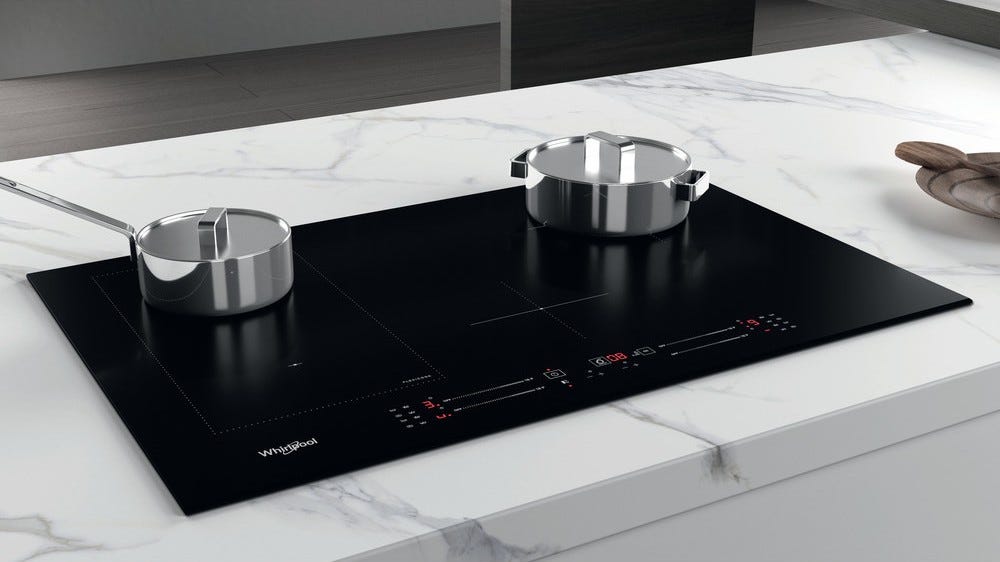 Whirlpool WL S3377 BF Piano cottura a induzione cm. 77 - vetroceramica nero