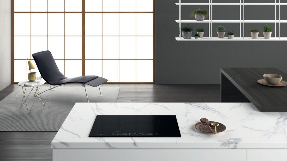 Whirlpool WL S3377 BF Piano cottura a induzione cm. 77 - vetroceramica nero