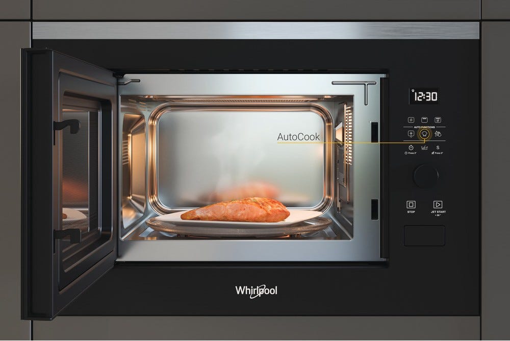 Whirlpool WMF250G Forno microonde da incasso cm. 59 h. 39 - nero/inox