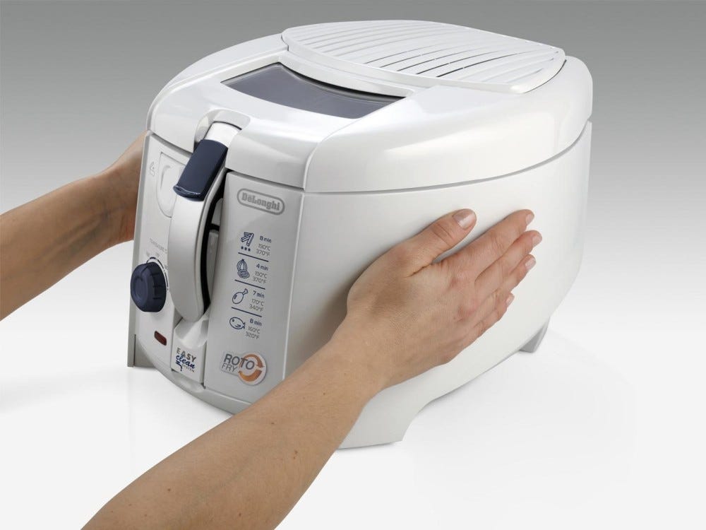 De Longhi 0125304705 RotoFry Friggitrice elettrica - bianco