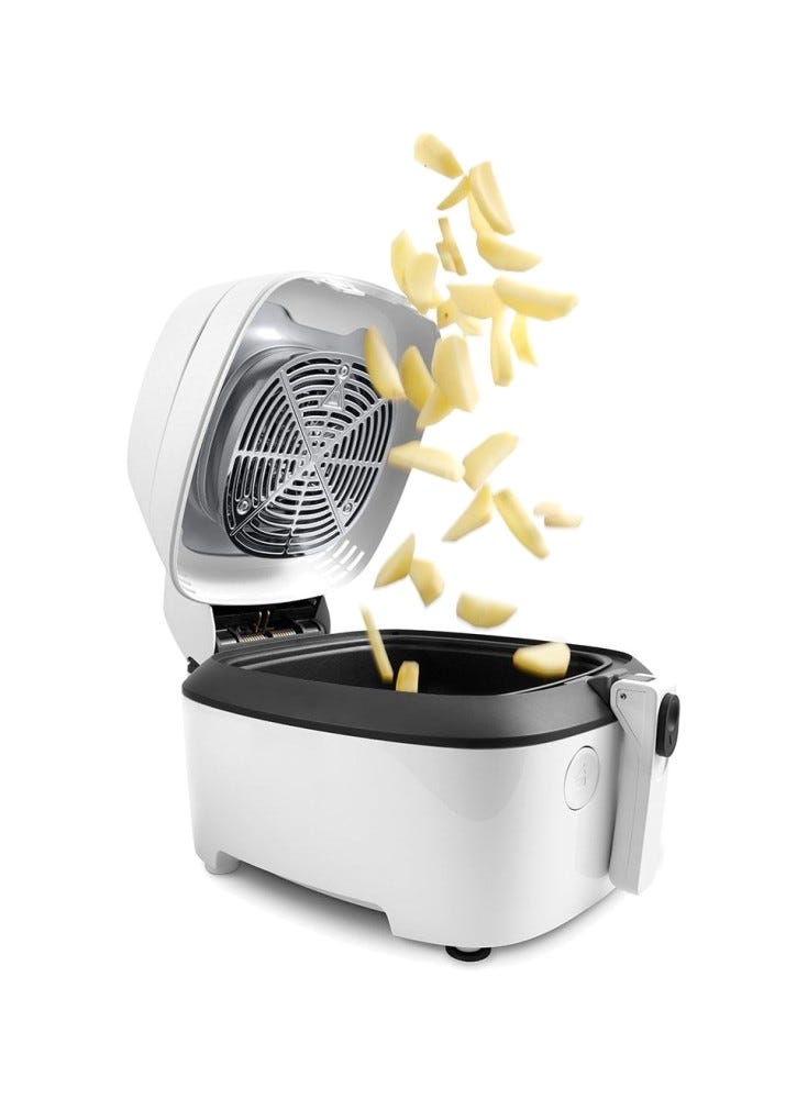 De Longhi 0125391018 IdealFry Friggitrice elettrica ad aria - bianco