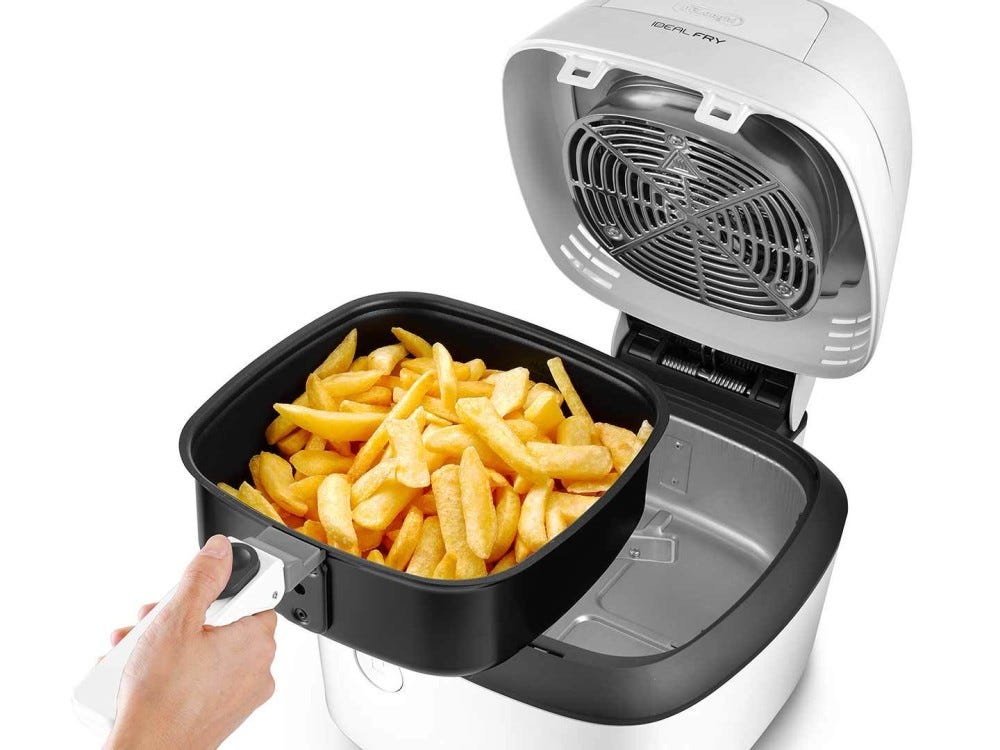 De Longhi 0125391018 IdealFry Friggitrice elettrica ad aria - bianco