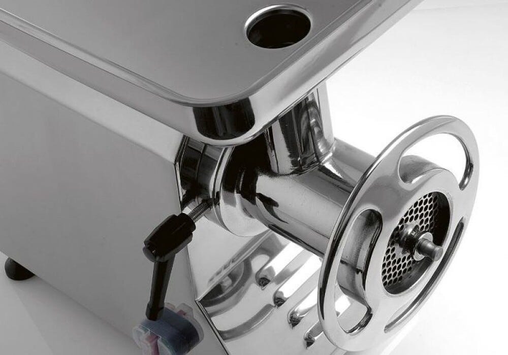 Fama FTI156 Enterprise Tritacarne trifase 230/400V, gruppo inox, 400 kg/h, ingranaggi a bagno d’olio