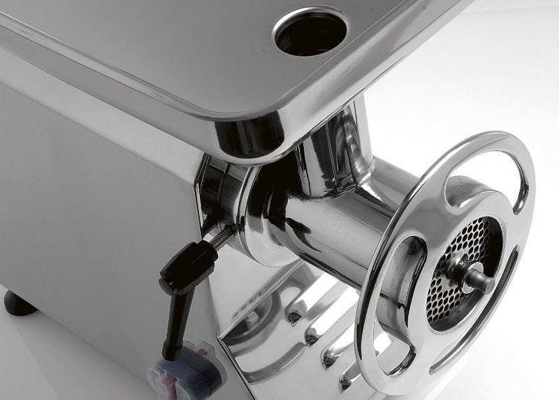 Fama FTI147 Enterprise Tritacarne monofase 230V, gruppo ghisa, 400 kg/h, ingranaggi a bagno d’olio