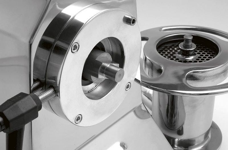Fama FTI157 Enterprise Tritacarne monofase 230V, gruppo inox, 400 kg/h, ingranaggi a bagno d’olio