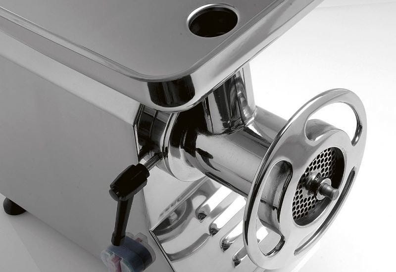 Fama FTI157 Enterprise Tritacarne monofase 230V, gruppo inox, 400 kg/h, ingranaggi a bagno d’olio