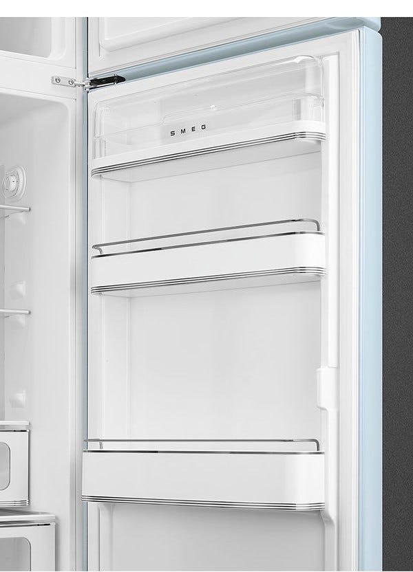 Smeg Selection FAB30RPB5 50's Style Frigorifero con congelatore a libera installazione cm 60 h 172 - lt. 294 - azzurro