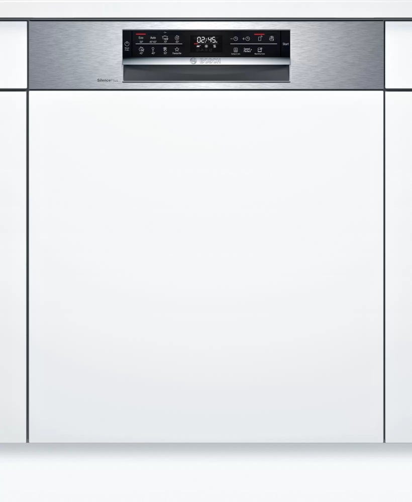 Bosch SMI6ECS93E 6 Lavastoviglie integrata parziale cm. 60 - 13 coperti - frontalino inox