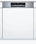 Bosch SMI6ECS93E 6 Lavastoviglie integrata parziale cm. 60 - 13 coperti - frontalino inox