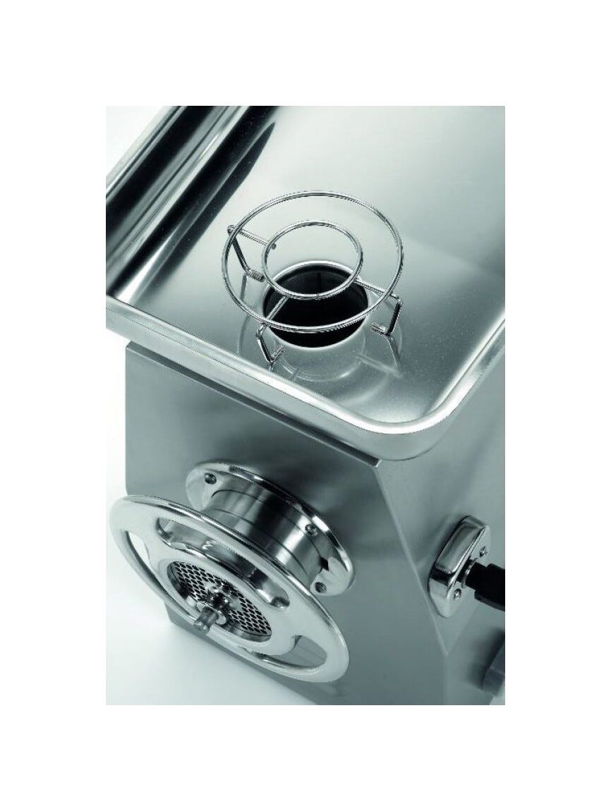 Fama FTI139R Enterprise Tritacarne monofase, gruppo inox, bocca Ø52 mm, 600 kg/h, ingranaggi a bagno d’olio
