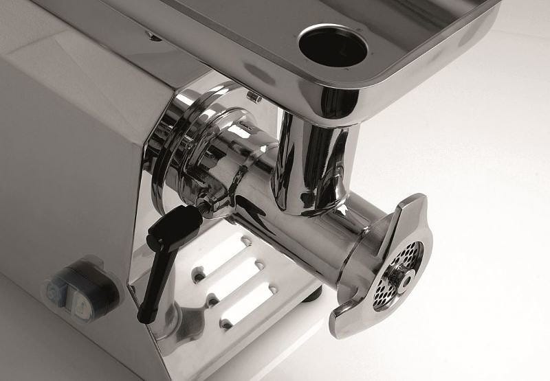 Fama FTIK126 Uniko Tritacarne trifase 230/400V, gruppo inox, 150/200 kg/h, ingranaggi a bagno d’olio