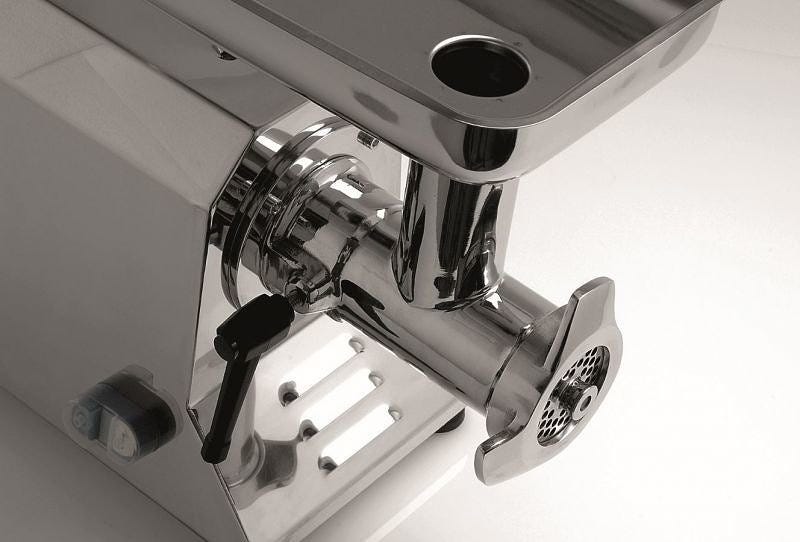 Fama FTIK127 Uniko Tritacarne monofase 230V, gruppo inox, 150/200 kg/h, ingranaggi a bagno d’olio