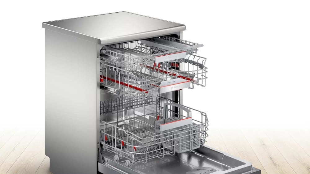 Bosch SMS6EDI06E 6 Lavastoviglie libera installazione cm 60 - 13 coperti - inox
