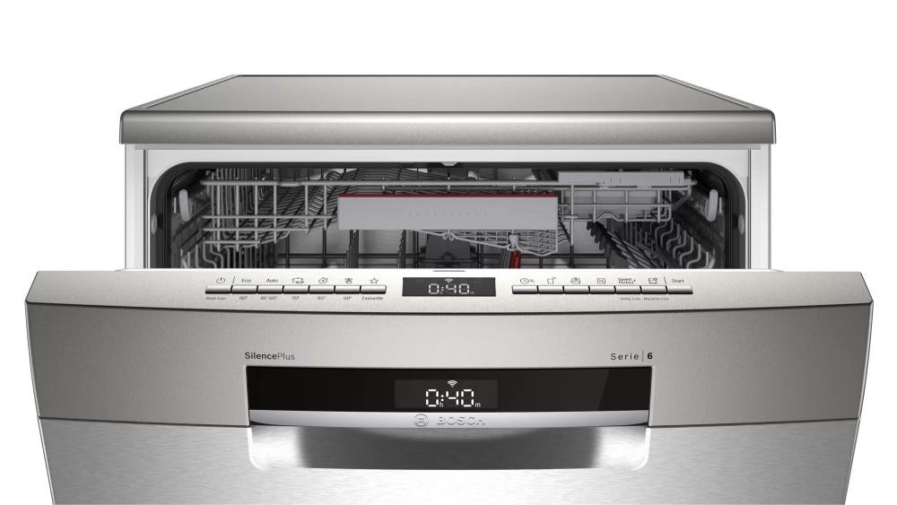 Bosch SMS6EDI06E 6 Lavastoviglie libera installazione cm 60 - 13 coperti - inox