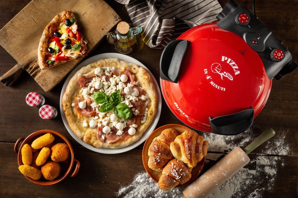 Ariete 909 Fornetto elettrico per pizza 30 cm - rosso