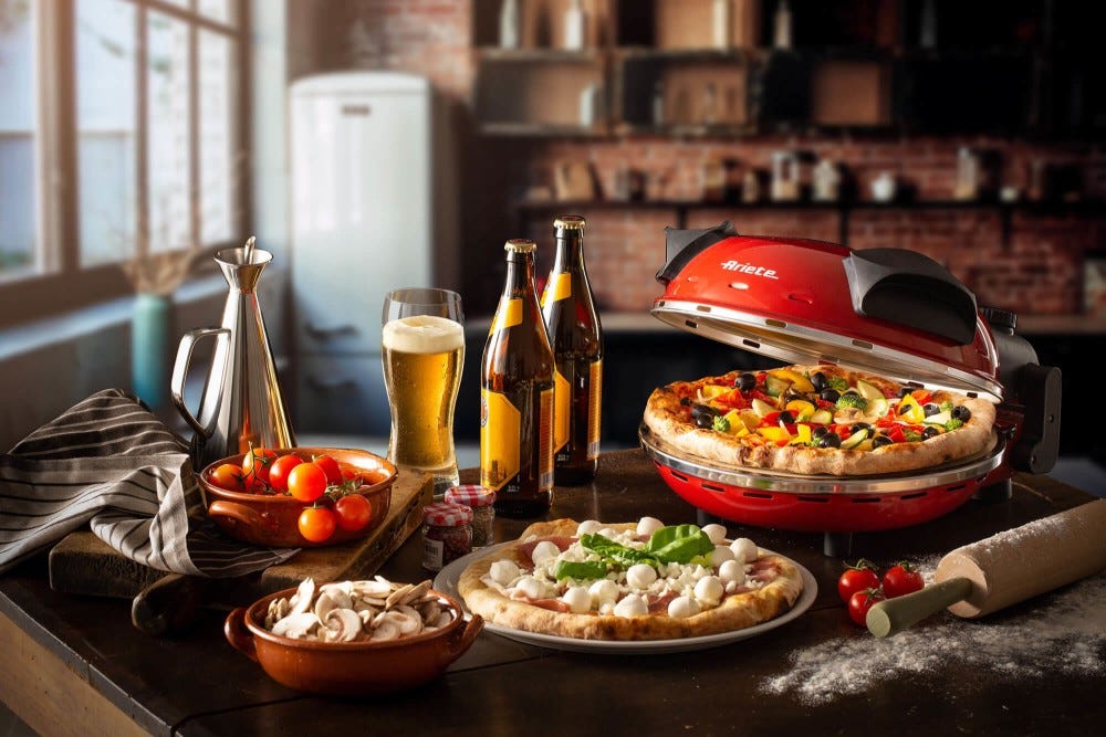 Ariete 909 Fornetto elettrico per pizza 30 cm - rosso