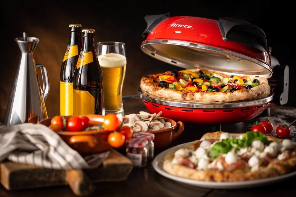 Ariete 909 Fornetto elettrico per pizza 30 cm - rosso