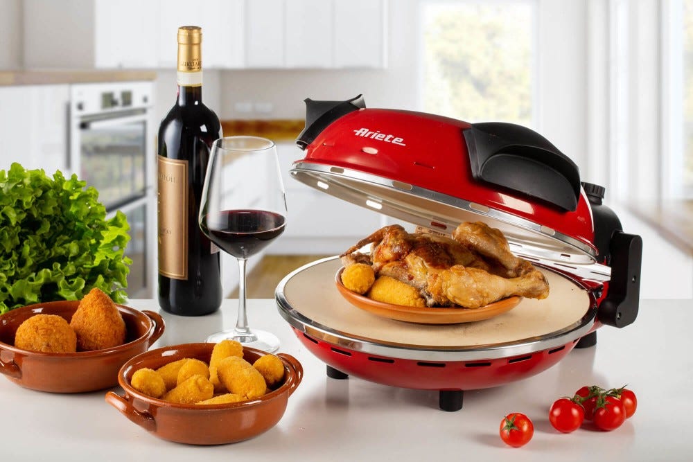 Ariete 909 Fornetto elettrico per pizza 30 cm - rosso
