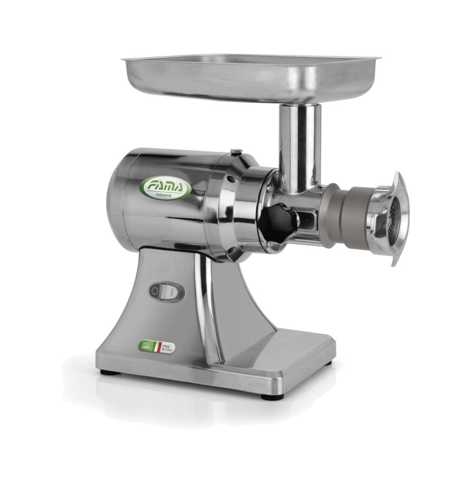 Fama FTS136U Unger Tritacarne professionale Trifase, 300 kg/h, gruppo Acciaio Inox 1/2 Unger