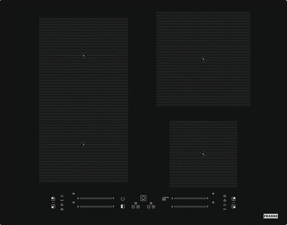 Franke FMA 654 I F BK Maris Piano cottura a induzione cm. 65 - cristallo nero