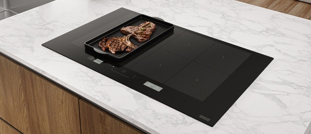 Franke FMY 808 I FP BK Mythos Piano cottura a induzione cm. 77 - cristallo nero