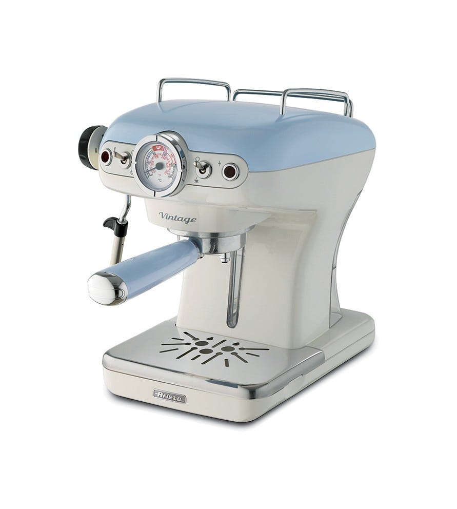 Ariete 1389 Vintage Macchina per caffè espresso - celeste